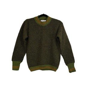 Fana Knit Nordic  Small Green  Knit Wool Unisex